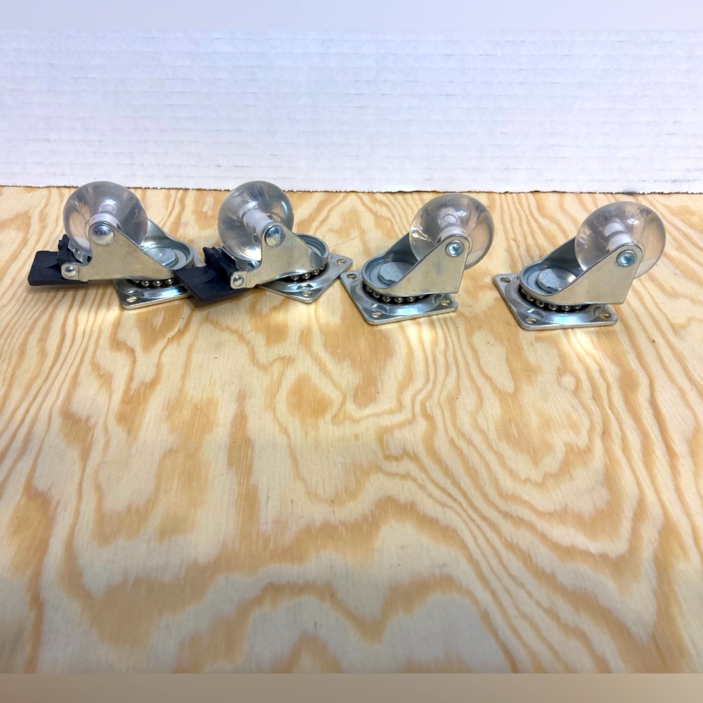 Set of 4 polyurethane wheels